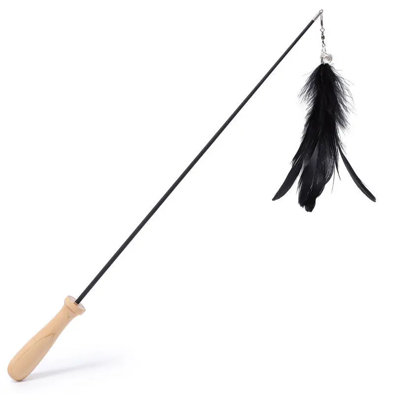 

Cat toys from hi scalable boredom bite the head of replace bell feather cats toys supplies long pole to make rods