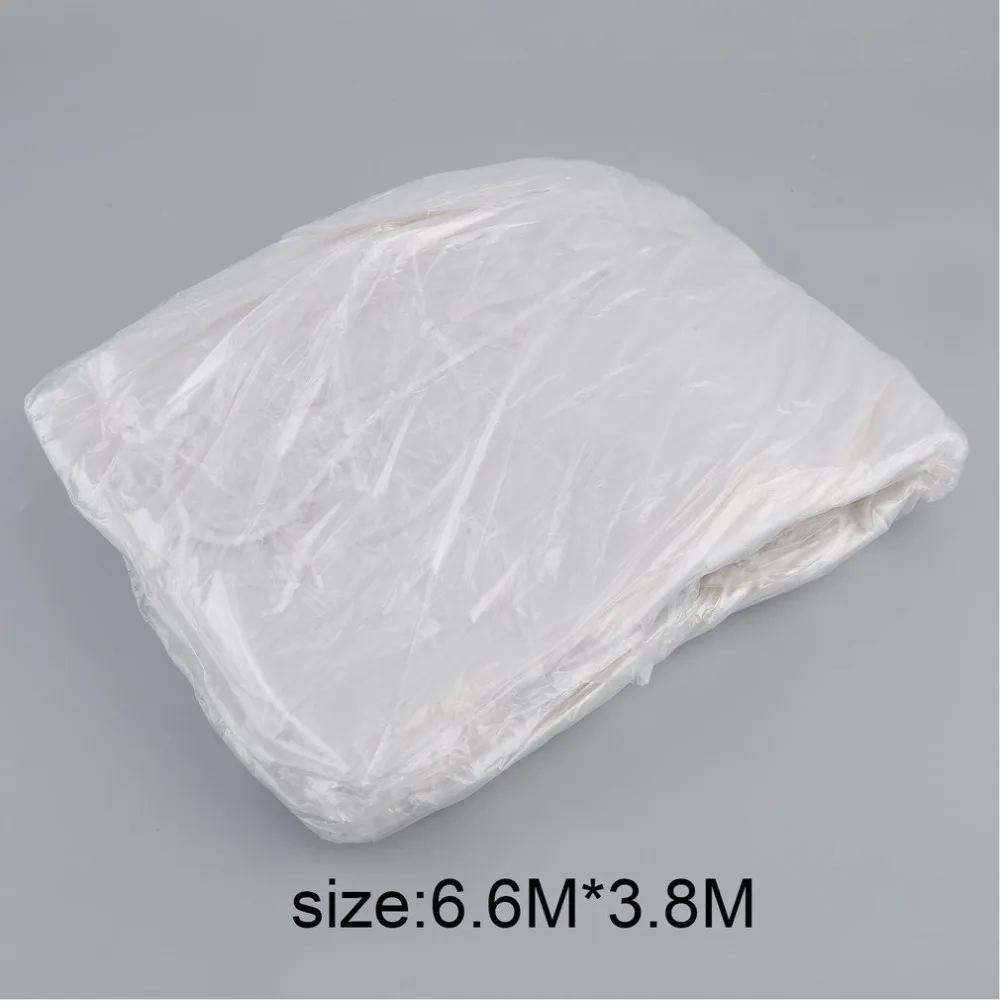 

2pcs 6.6*3.8M Transparent Car Cover Large Snow Rain Protective Cover Universal Dustcoat Dustproof Anti-dirt Car Accessories