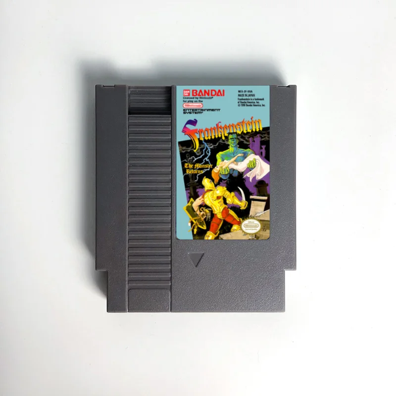 

Frankenstein - The Monster Returns Game Cartridge For NES Console 72 Pin
