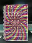 Блокнот А5 Tie-dye Pop Its, игрушка-антистресс с пузырьками, сенсорный блокнот для письма, студенческий блокнот, школьная детская развивающая игрушка