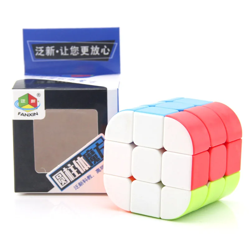 FanXin 3x3x3 цилиндрический магический куб Колонка профессиональная скоростная
