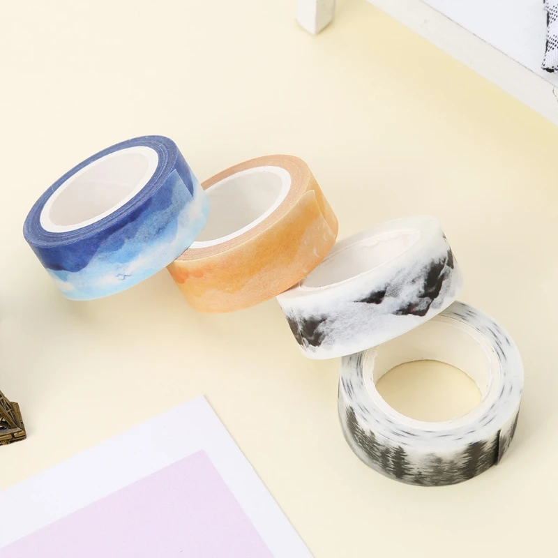 

Mountain Design 15mmx7M DIY Paper Sticky Adhesive Sticker Decorative Washi Tape