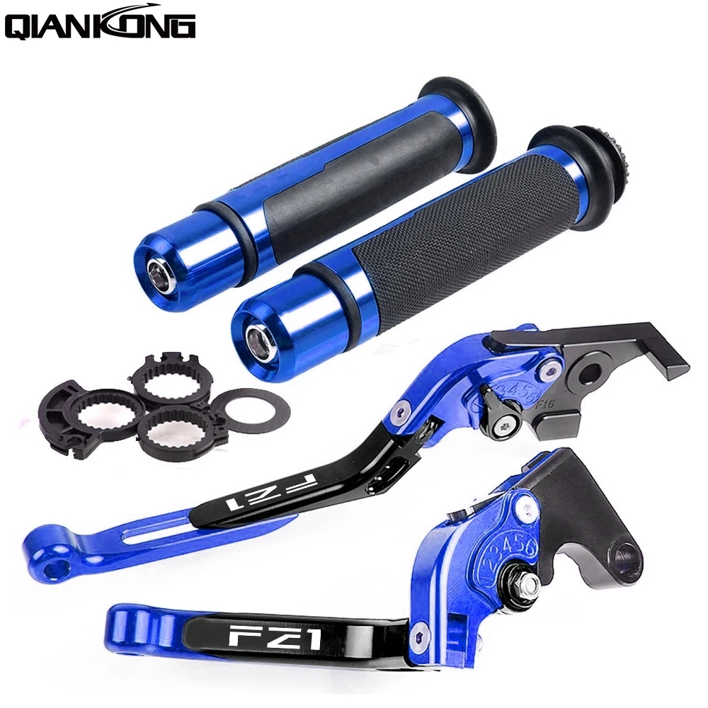 Motorcycle CNC Adjustable Folding Extendable Brake Clutch Levers handle For Yamaha FZ1 FAZER 2001 2002 2003 2004 2005 logo | Автомобили и