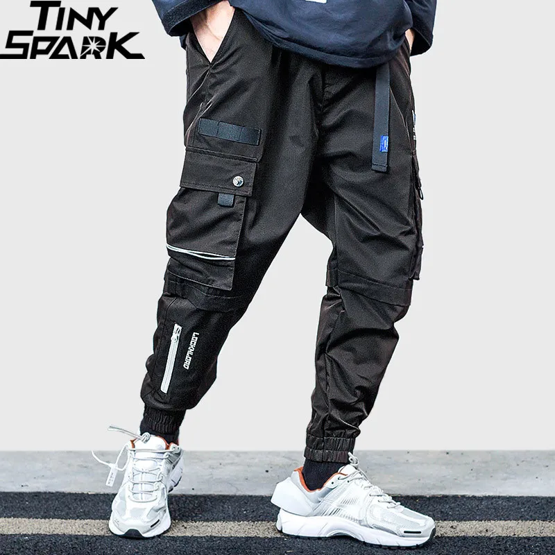 Новинка 2019 мужские брюки-карго до щиколотки Харадзюку уличная одежда штаны для
