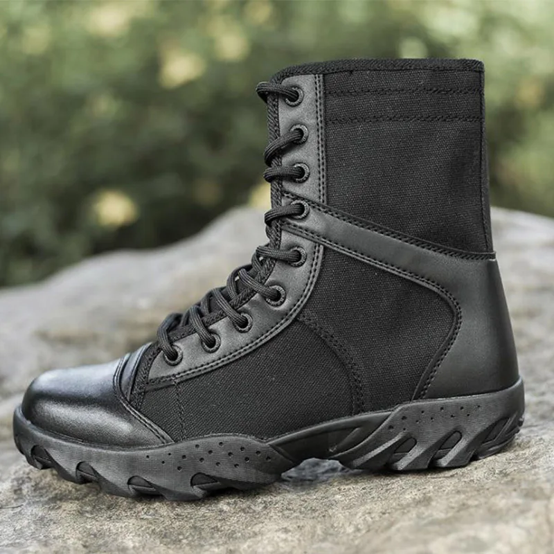 Уличные мужские военные тактические дышащие армейские ботинки высокие