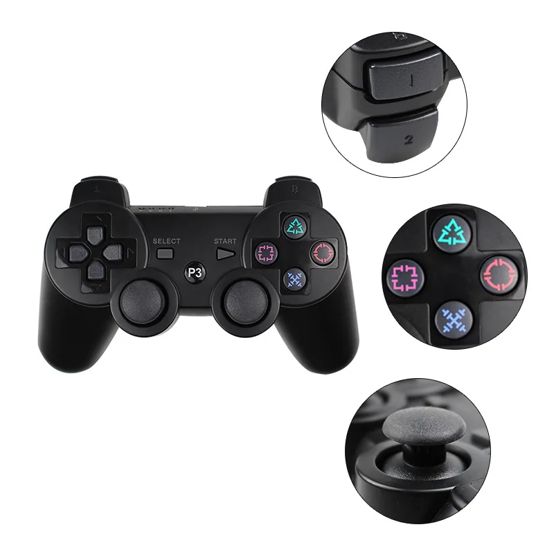Беспроводной геймпад для игровой консоли Sony Ps3 джойстик с двойной вибрацией