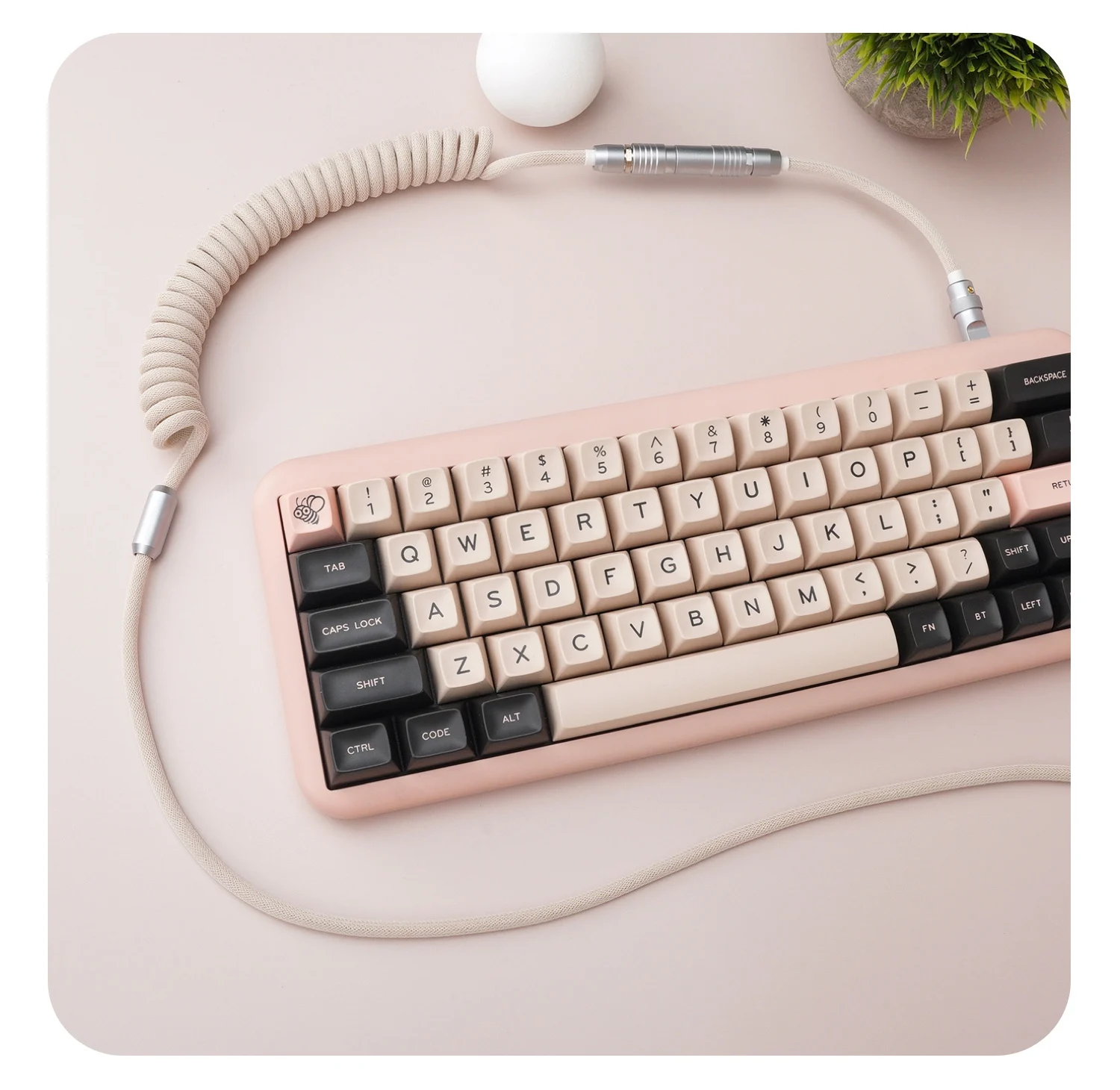 Механическая клавиатура ручной работы GeekCable с кабелем для передачи данных GMK тема