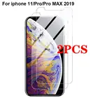 2 шт. Защитная пленка для экрана Flim Для iPhone 11 Pro Max 11 закаленное стекло для iPhone X XR XS Max 6 6s 7 8 Plus ультра защитное стекло