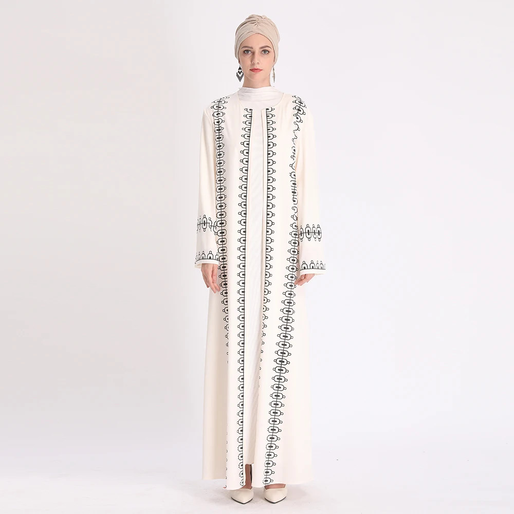 2020 кимоно кардиган абайя Турция хиджаб мусульманское платье Рамадан для женщин