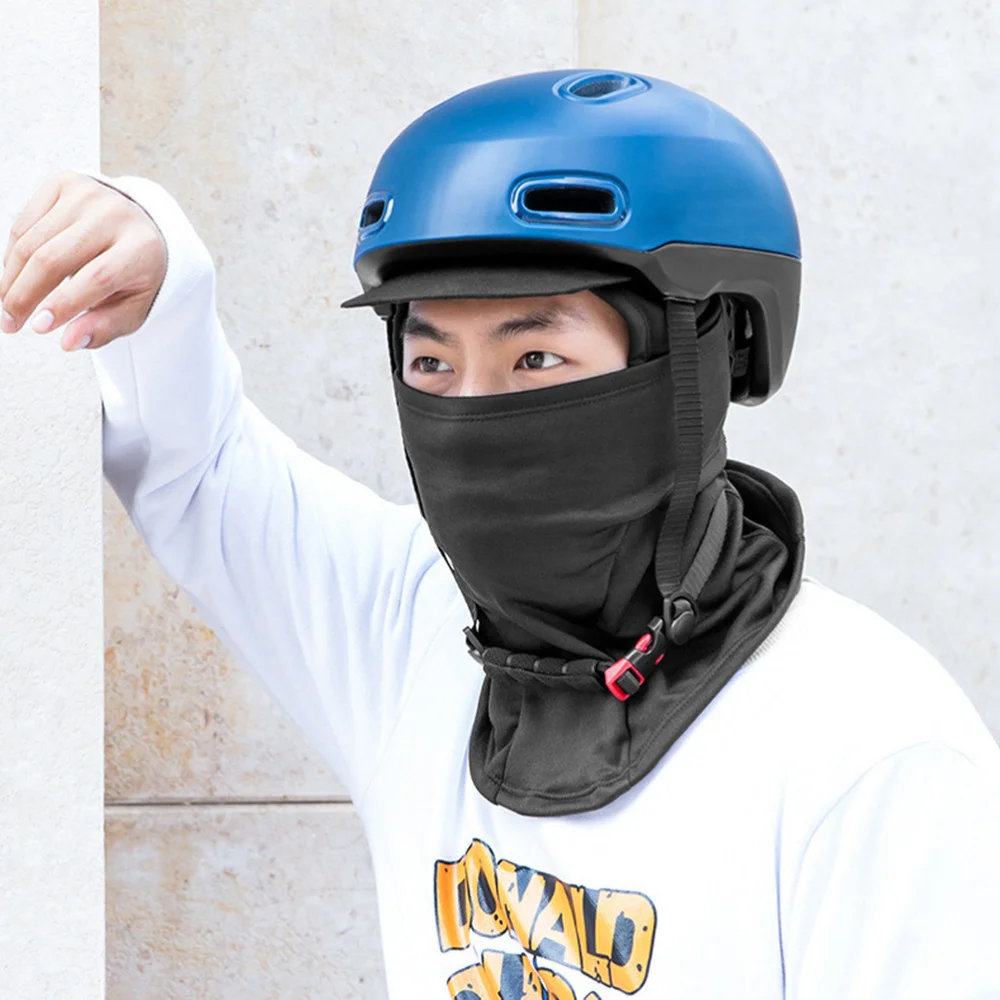 Зимняя теплая маска для лица ветрозащитная дышащая флисовая защитная езды на