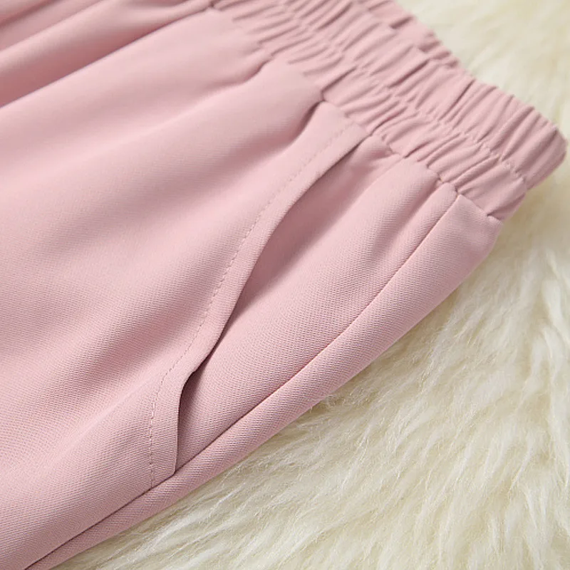 

Women Fashion Designer Summer 2 Piece Outfits Elegant Short Sleeve Print Chiffon Blouse and Wide Leg Pants Suit Office Lady Sets