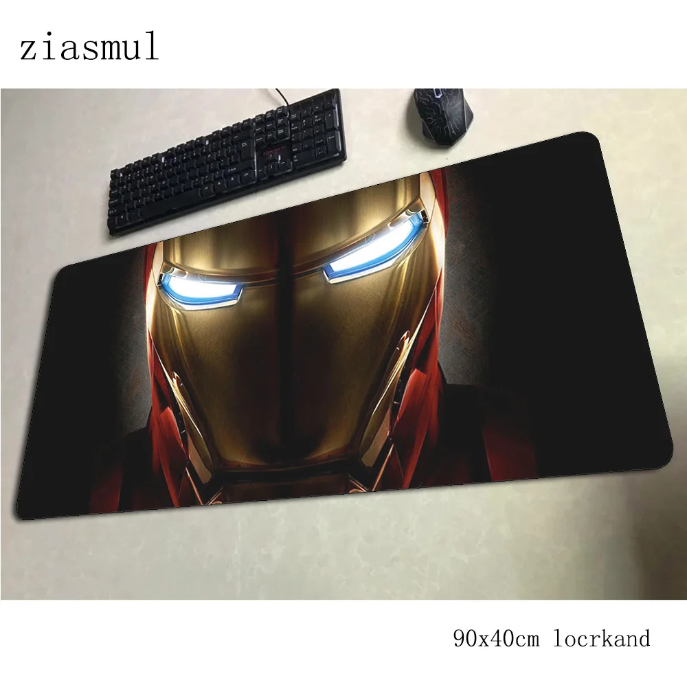 Iron Man mouse pad 90x40cm mousepads Popular gaming mousepad gamer best seller personalized mouse pads keyboard pc pad
