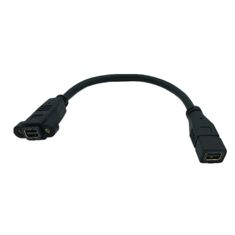 30 см DisplayPort to displayport Female DP Удлинительный кабель порт дисплея с винт крепления