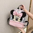Рюкзак с героями мультфильмов Минни Диснея, школьный ранец с Микки Маусом, Дональдом Даком, модная женская милая сумка для девочек, студенческий Рождественский подарок