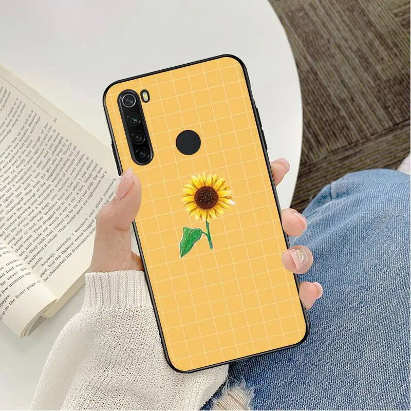 Checkered animal plant art TPU Soft Silicone Phone Case Cover For Redmi 5 6 5plus 6Pro 6A S2 4X Redmi 7 7A Cover case Cover