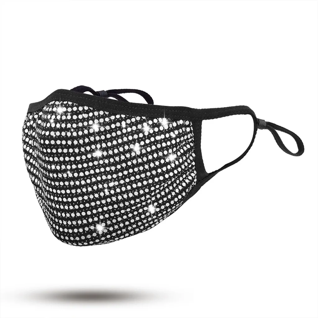 

Shinny Reusable 3d Mask Adult Masque Dustproof Windproof Nouth Mask For Women Outdoor Sport Breathable Facemask Adjustable Strap