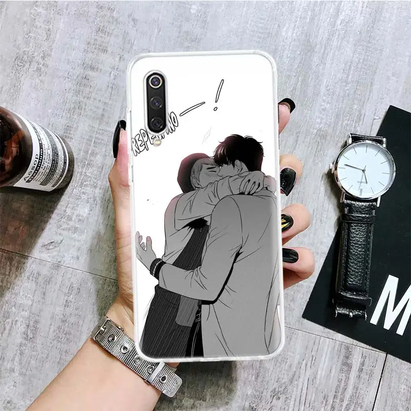 gay man anime comics phone case for xiaomi redmi note 10 9 8 11 pro 11t 11s 10s 9s 9a 9c 9t 8t 8a 7 7a 5 art pattern cover coque free global shipping
