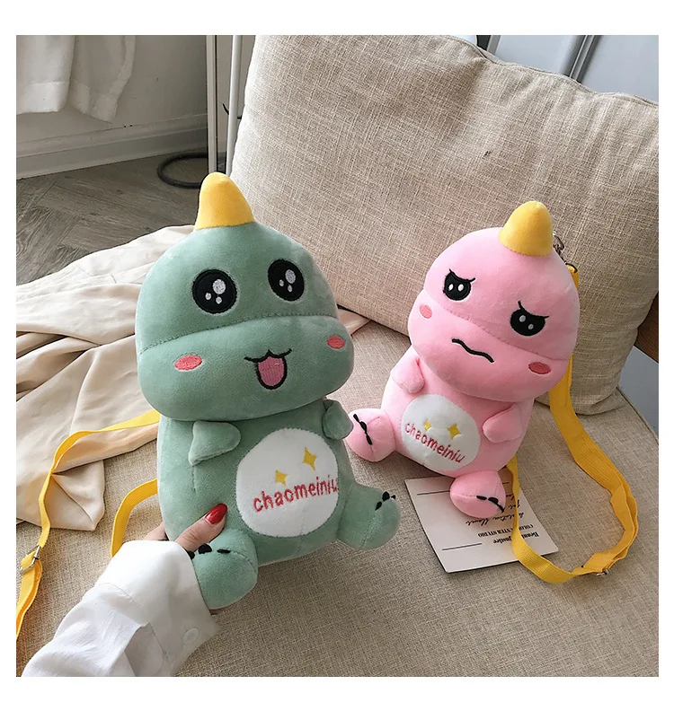 Горячая динозавр Плюшевый Рюкзак Kawaii Динозавр мир плюшевые животные сумка на плечо милые дети портмоне плюшевые игрушки подарок на год