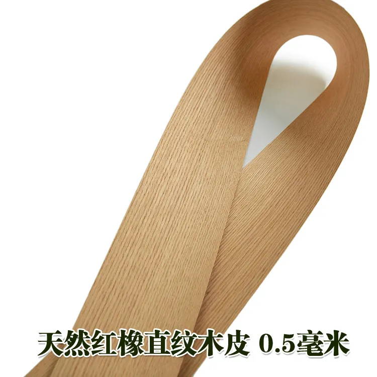 

L:3Meters Width:180mm Thickness:0.5mm Red Oak Straight Grain Veneer