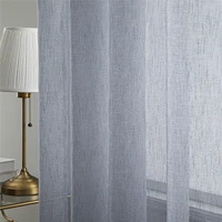 topfinel modern soild white sheer curtains for living room bedroom kitchen door cafe voile tulle window curtains plain pleated