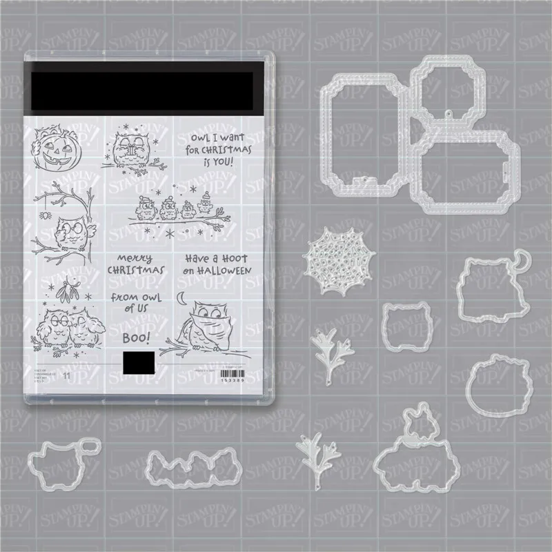 

Owl Metal Cutting Dies and Stamps Stencil for DIY Scrapbooking Paper Card Making embossing craft dies