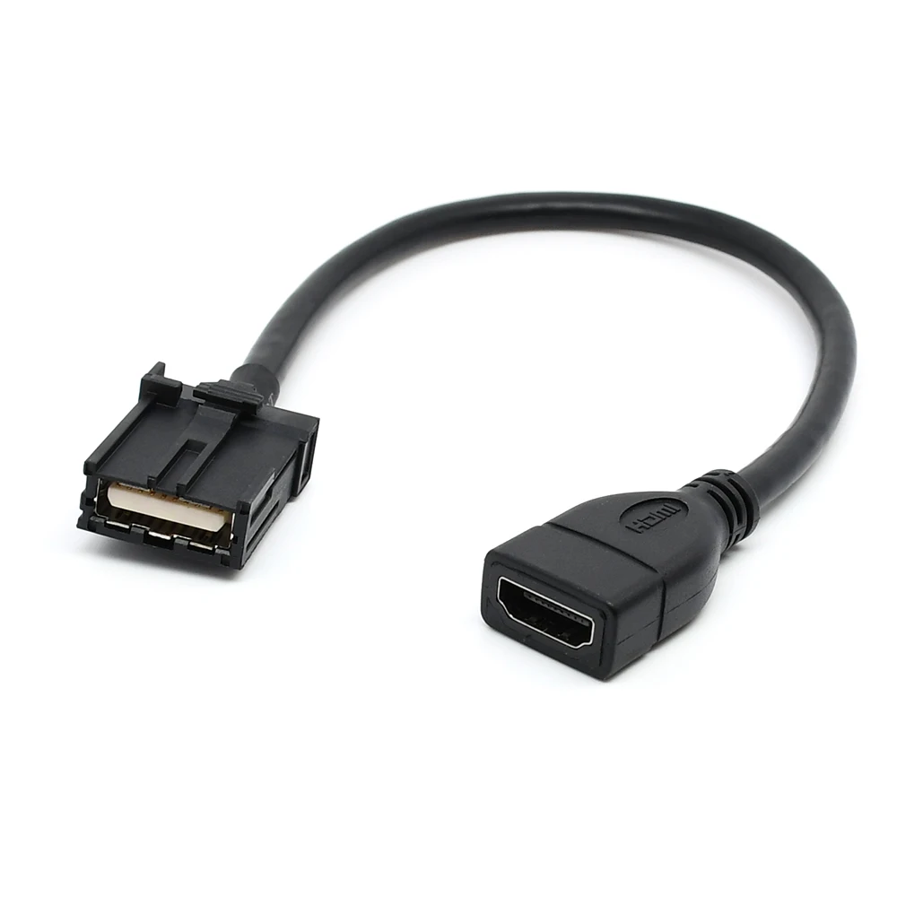 

High Speed HDMI-Compatible 1.4 Type E Male to HDMI-Compatible A Female Video Audio Cable 0.3m Automotive Connection System Grade