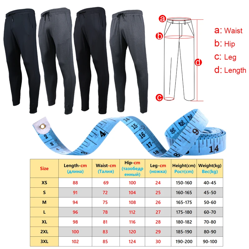 Training Pants Men Breathable Quick Drying Solid Causal Trousers Brand Gym Joggers Running Pocket Fashion Workout Sweatpants