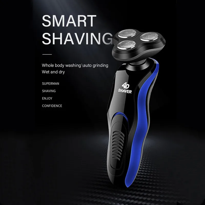 

Electric Shaver Beard Trimmer Rechargeable Hair Clipper Men's Razor Wet and Dry Use Waterproof Facial Epilato Shaving Machine