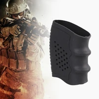 rubber grip sleeve universal full size anti slip fits for glock17 19 20 26 sw sigma sig sauer ruger colt beretta models