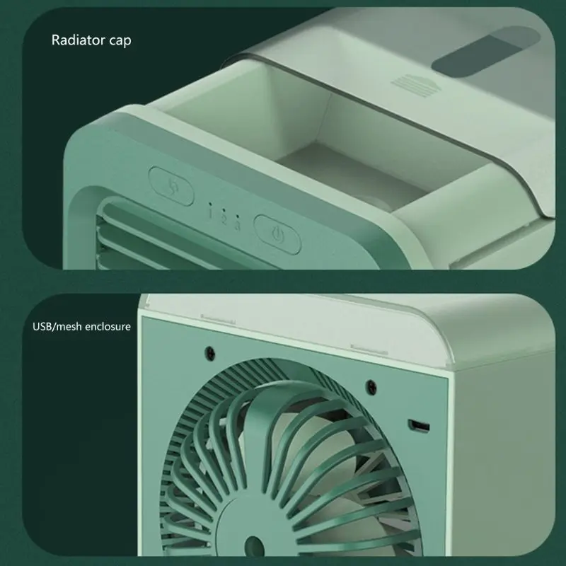 Портативный вентилятор кондиционера небольшой Испарительный воздушный