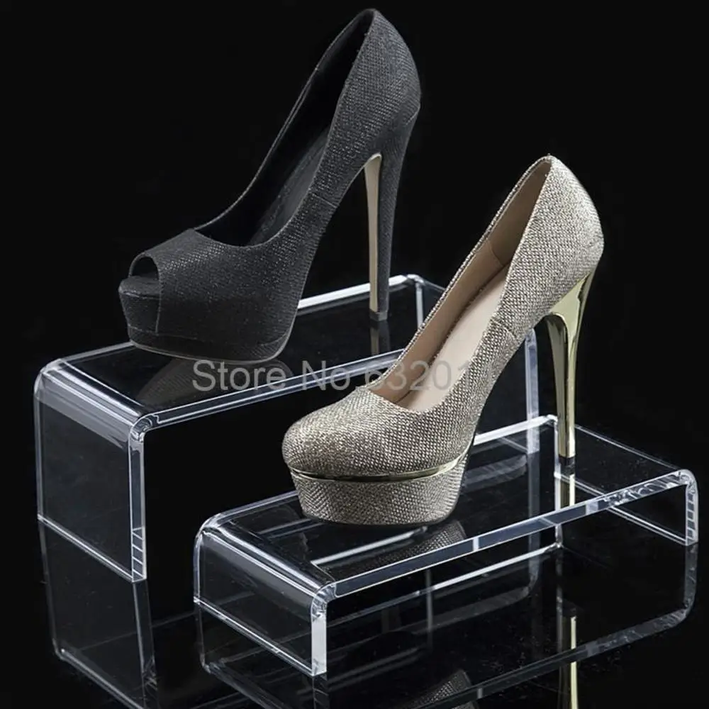 Акриловая полка для демонстрации обуви u-Образный Стул шейпер магазина украшение