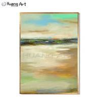 pure handmade abstract landscape painting on canvas hand painted modern seascape oil painting for living room wall decor picture