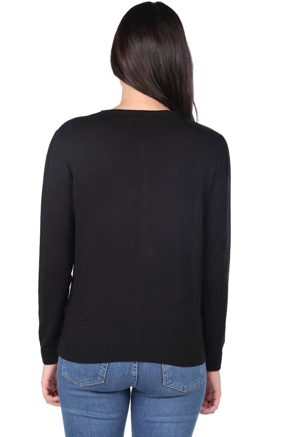 

Siyah Dmeli Kadn Triko Hrka