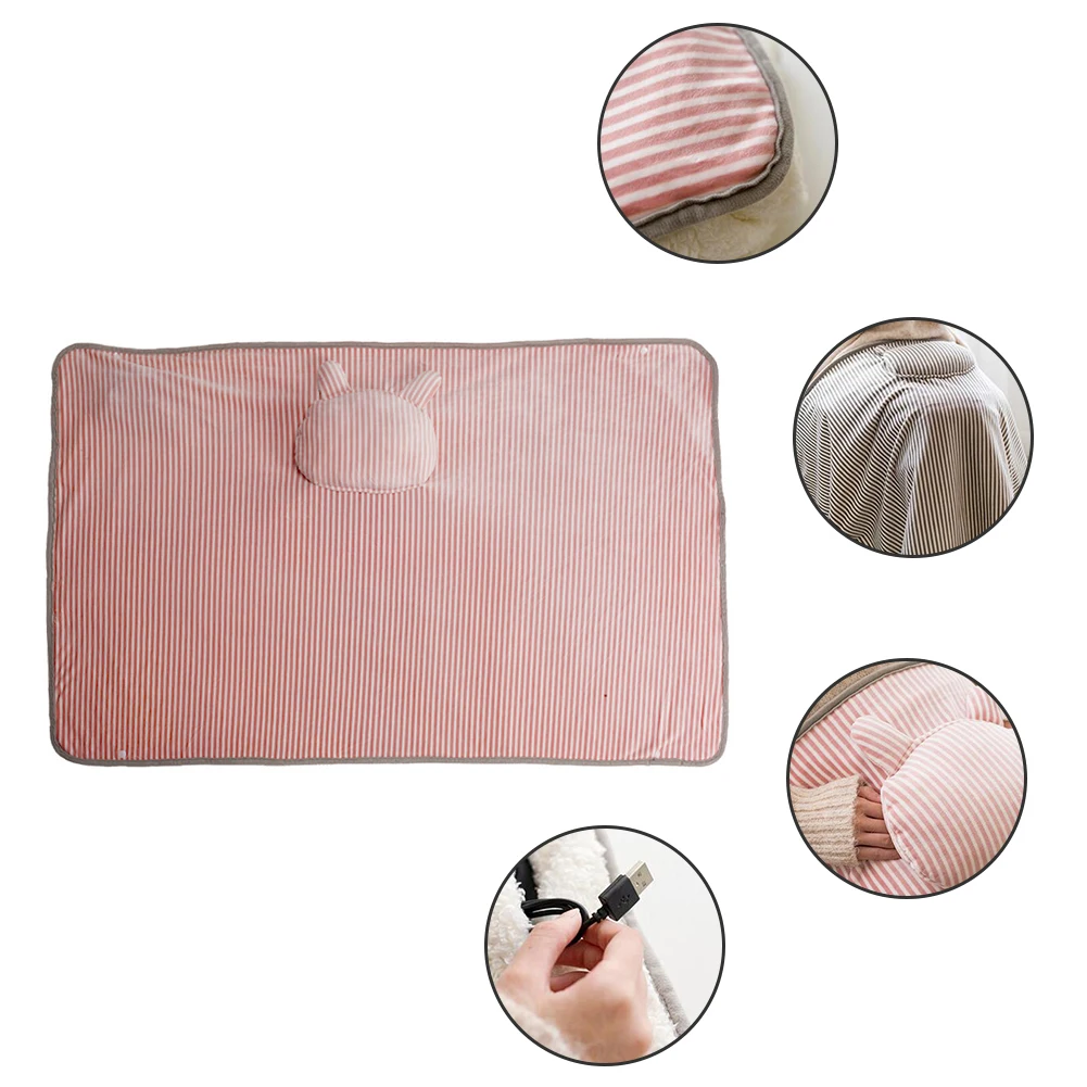 Новинка USB одеяло с подогревом шаль электрическое отопление моющееся зимнее