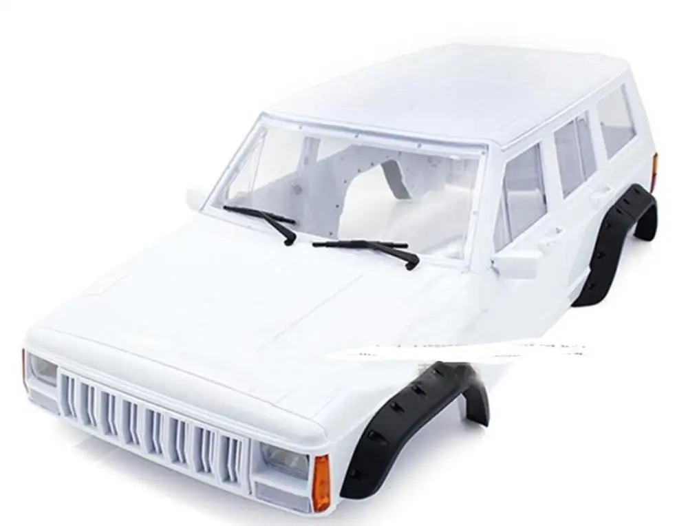 hard body Jeep Wrangler Unlimited Rubicon Clear Body 12.8"(324mm) Wheelbase For aRAXXAS TRX-4 Proline FJ40 AXIAL SCX10 AX90047 AX90046 - Цвет: hard body