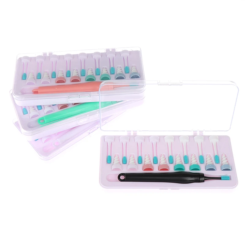 

16Tips Earpick Ear Wax Rotate Remover Spoon Earwax Cleaner Hearing Aid Ear Tools