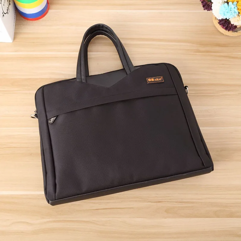 

Briefcase Zipper Office Storage Bag Computer Large Capacity File Bag Sac Femme Notebook Bag Small Bag for Man Sac A Main Femme