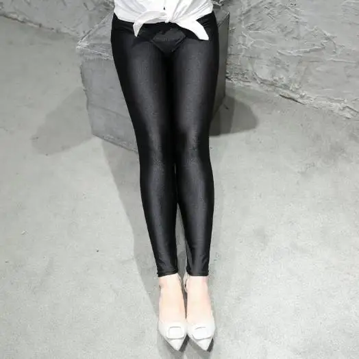 Женские брюки больших размеров Осень-зима 2020 женские черные леггинсы с высокой