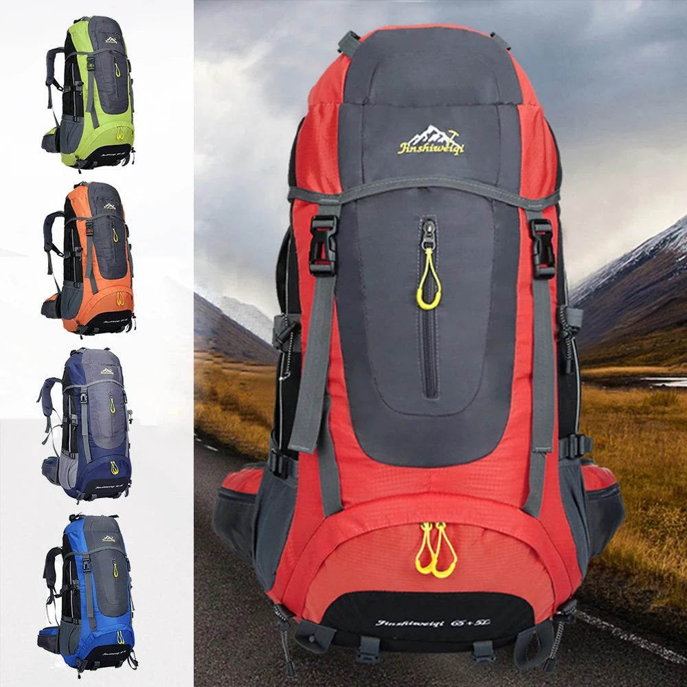 65L+ 5L мужская женская сумка для скалолазания, рюкзак для пеших прогулок, походный Повседневный дорожный рюкзак, тактические Спортивные Сумки