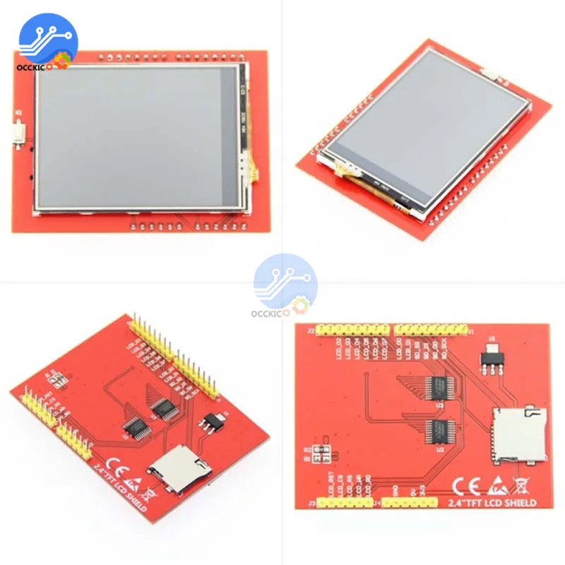2 4 дюймовый TFT сенсорный ЖК-экран модуль 320X240 RGB Полноцветный дисплей экран 8 бит