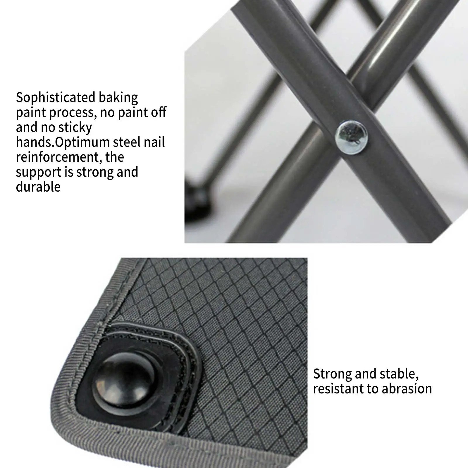 Online Açık Kamp Sandalyesi Oxford Kumaş Taşınabilir Katlanır Uzatmak Kamp Koltuk Balıkçılık Festivali Için Piknik Barbekü Plaj Ultralight Sandalye