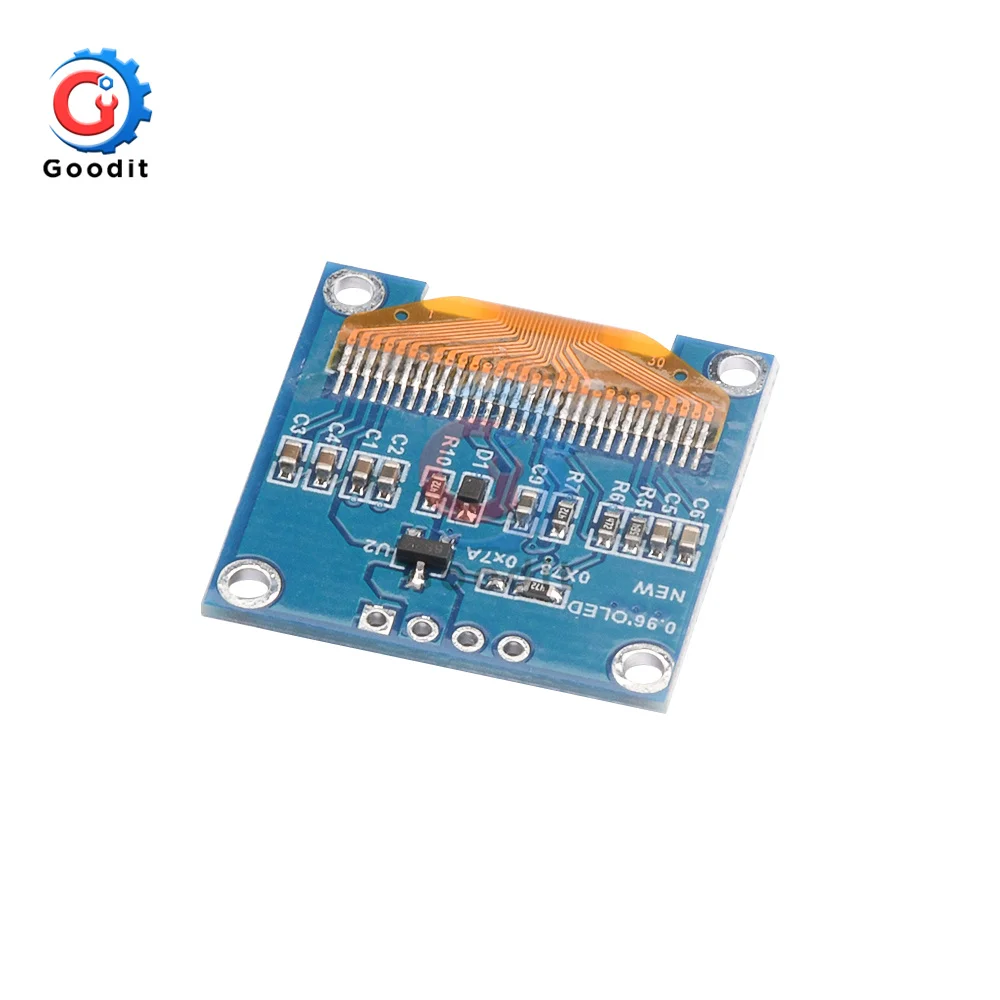 Оригинальный светодиодный модуль O SPI/IIC I2C 0 96 дюйма белый/синий/желтый синий 128X64