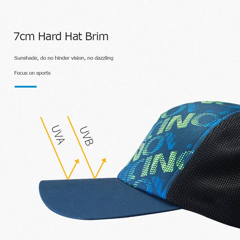 AONIJIE E4106 Men Women Sports Adjustable Sun Visor Baseball Cap Trucker Hat Mesh Back For Running Hiking Marathon Trail