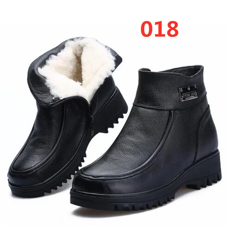 ZXRYXGS обувь высокого качества Для женщин Зимние теплые сапоги с мехом Большие