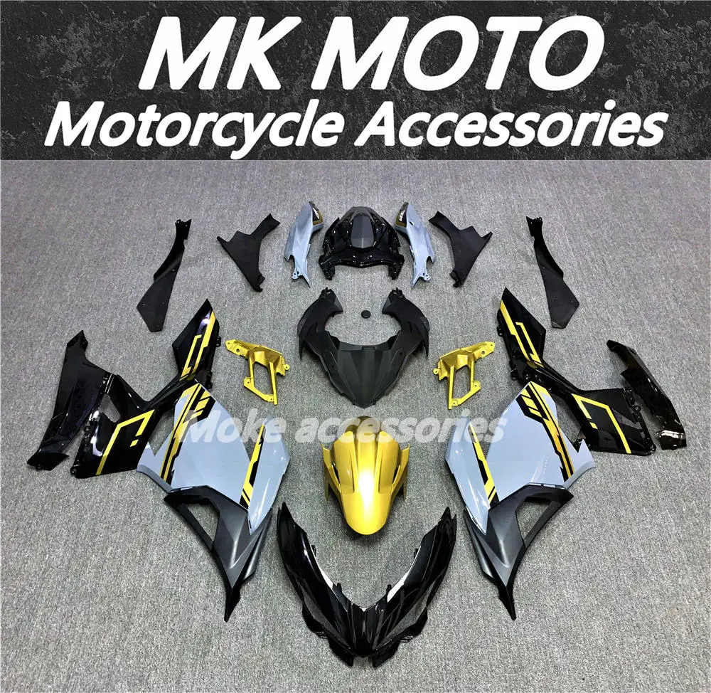 

Motorcycle Fairings Kit Fit For Ninja 400 2018 2019 2020 2021 2022 2023 Bodywork Set High Quality Injection Gold/black/gray