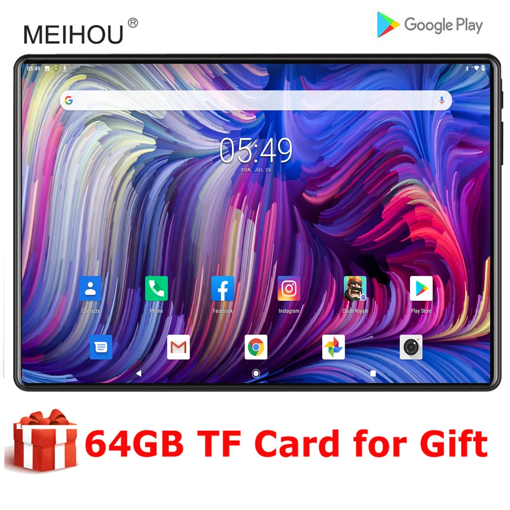 Глобальная версия 10 дюймов Планшеты Octa Core 3G Оперативная память 32G Встроенная Android