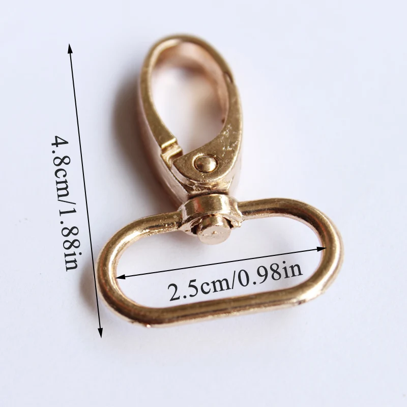 2 шт. металлический крючок с защелкой Вертлюг зажим для пусковой кнопки кожаного