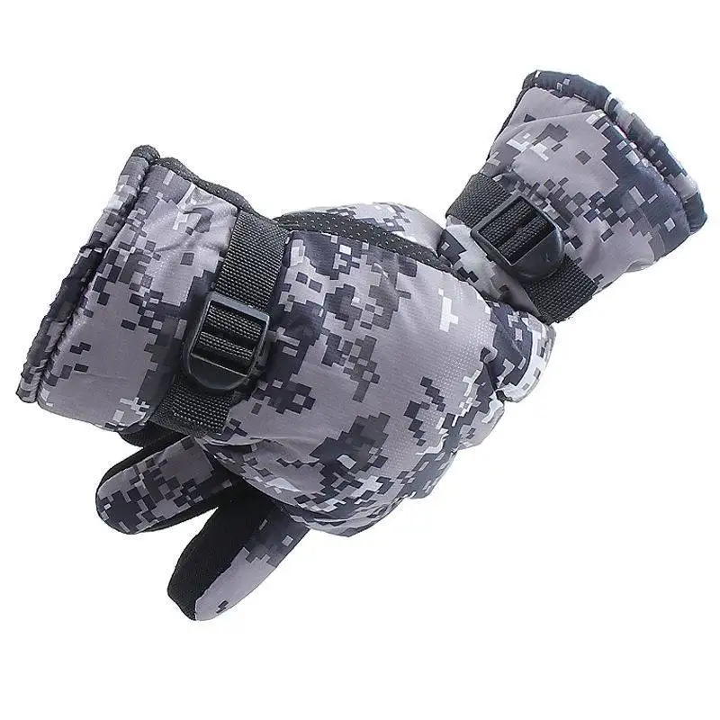 

Waterproof Hunting Full Finger Plus Velvet Warm Tactical Camouflage Special Forces Winter Motorcycle Work Gloves