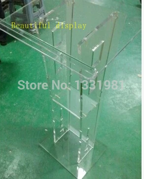 Небольшая дешевая акриловая кафедра/плексигласная кафедра|Стойки рецепции| |