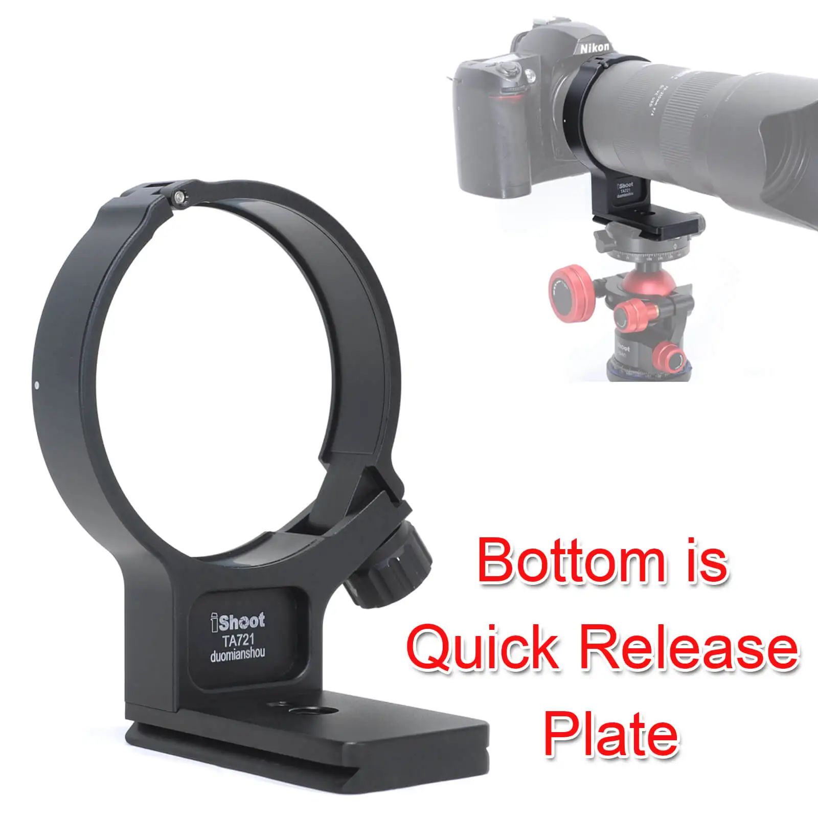 Металлическая опора для объектива 74 мм штатива воротник Tamron 70 210 f/4 Di cvc USD A034